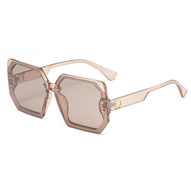 European and American new large frame black polarized sunglasses trendy fashion sunglasses Internet celebrity street shot Hong Kong style glasses ins