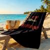 Manchester Customize Your Name Beach Towel High Absorbency & Quick-Dry Suitable for Sports Travel Swimming Yoga Bathroom Beach And Pool