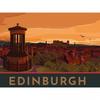 Georgina Westley Edinburgh Framed Canvas Print