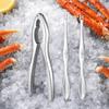 3Pcs/Set Stainless Steel Lobster Crackers and Picks Set Multi-functional Crab Tong  Home