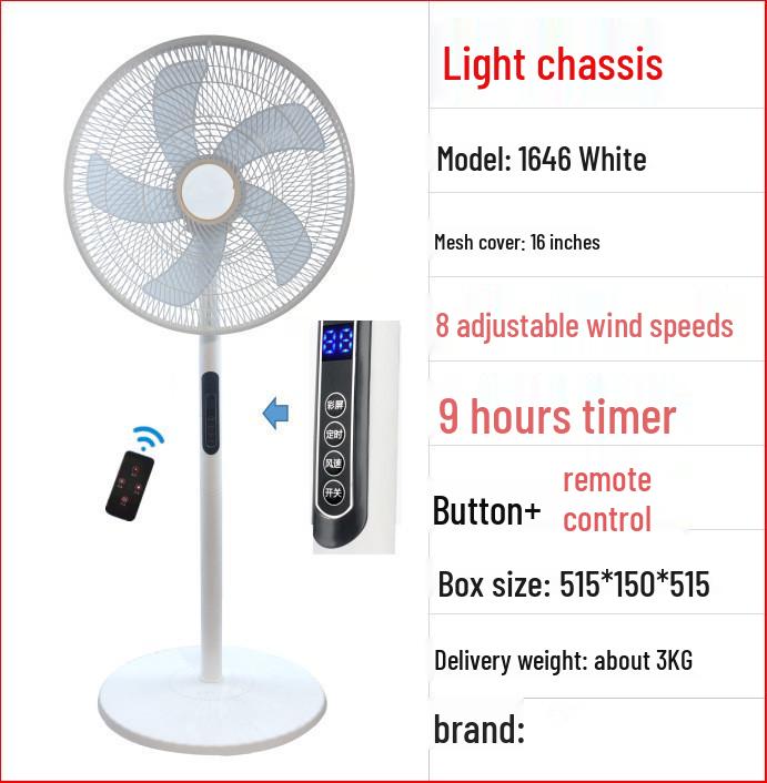 XLANKE Электрический осциллирующий напольный вентилятор с пультом дистанционного управления - Бесшумный вертикальный дизайн для дома