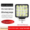 48W 4-Inch Square LED Work Light for Cars, Excavators & Off-Road Vehicles