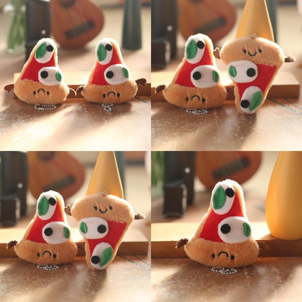 Plush Pizza Jellycat Toy Stuffed Keychain Backpack Decor With Plush Short