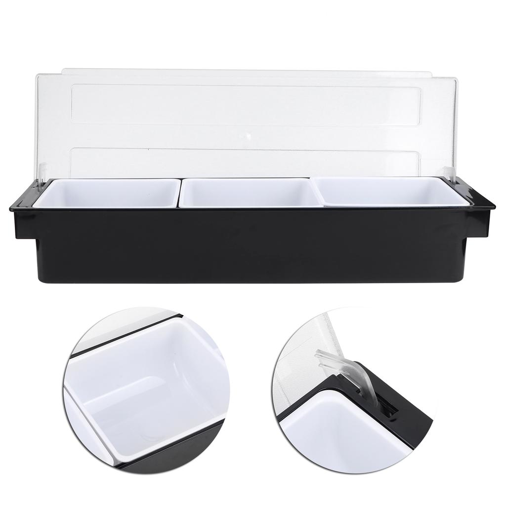 Коробка для приправ с крышкой, держатель для приправ, фруктовый ящик, дозатор, молочный чай, магазин аксессуаров3