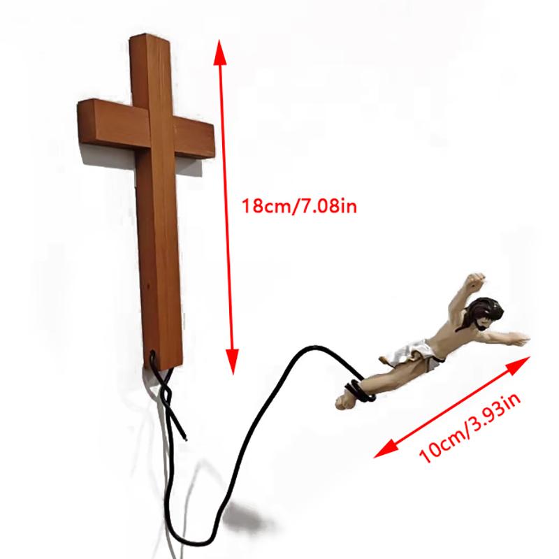 Bungee Jumping For Jesus Religious Decoration Easter Atmosphere Decorative Ornaments Holiday Gifts Hanging Ornaments Crafts