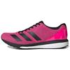 Adizero Boston 8 Wide Shock Pink Black Unisex Sneakers Core-Black Cloud-White F34059