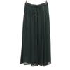 Nano Universe Long Length Pleated Skirt F Deep Green Women Used
