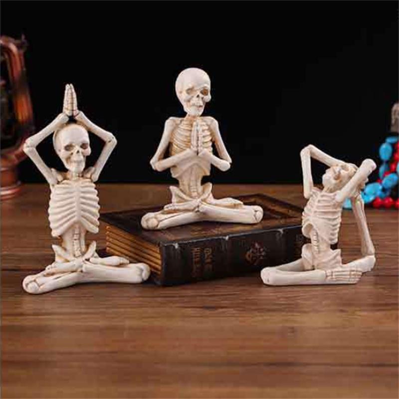 Скульптура Черепа Хэллоуинский Декор Аутентичное Изделие из Смолы Идеально Для Вечеринок И Сувениров