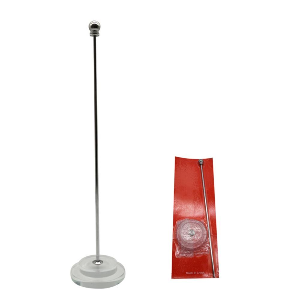 Nail-Free Desktop Flag Holder Metal Flagpole Simple Flags Display Stand  Meeting Room