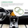Luminous Car Ignition Key Hole Ring Coil Switch Decor Sticker