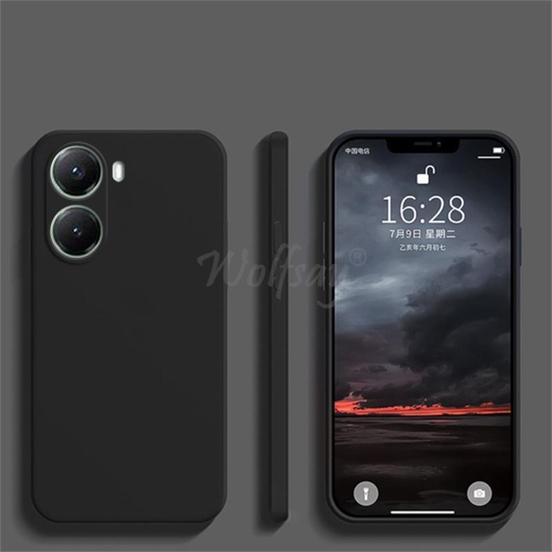 Чехол для Xiaomi POCO X7 Pro Жидкий силикон Однотонная резина ТПУ Защитный чехол Чехол для POCO X7 Pro ТПУ Чехол для телефона POCO X7 Pro