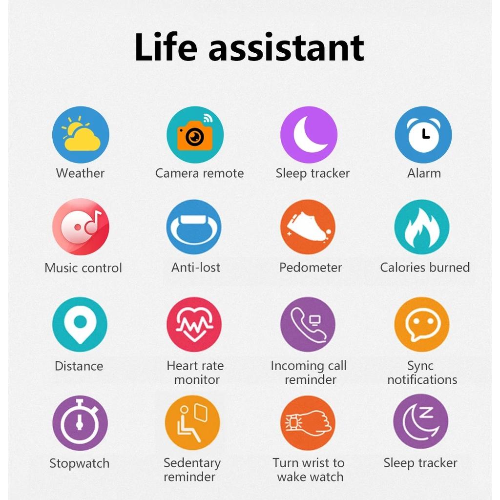 Новые умные часы для мужчин и женщин, подарок для Xiaomi, полный сенсорный экран, спортивные фитнес-часы, BT Call, цифровые умные часы, наручные часы