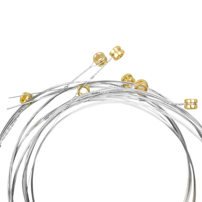 12 шт. Струны для народной гитары Струны для акустической гитары для 12-струнных классических гитар Аксессуары Мощные и долговечные