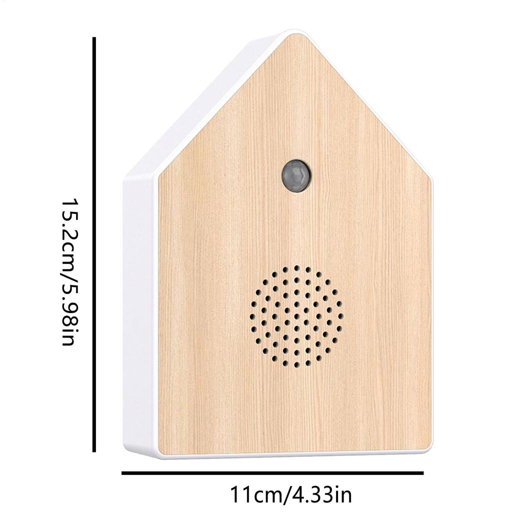 Bird Chirping Sound Box Motion-activated Singing Birds Nature Voice Sleep Aid for Recreation Area Meditation Guest Room Bathroom