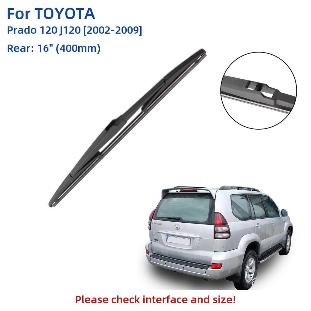 3 шт. для TOYOTA Prado 120 J120 2002-2009 22 "+ 21" + 16" передние и задние щетки стеклоочистителя, лобовое стекло, резак для окон, аксессуары 2005 2006 2007 2008 2009