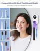 UV Toothbrush Holder with UV Sanitizing Function, Dual Cleaning Modes Tooth Powder Brush Holder with Smart LED Display, Air Drying Bathroom