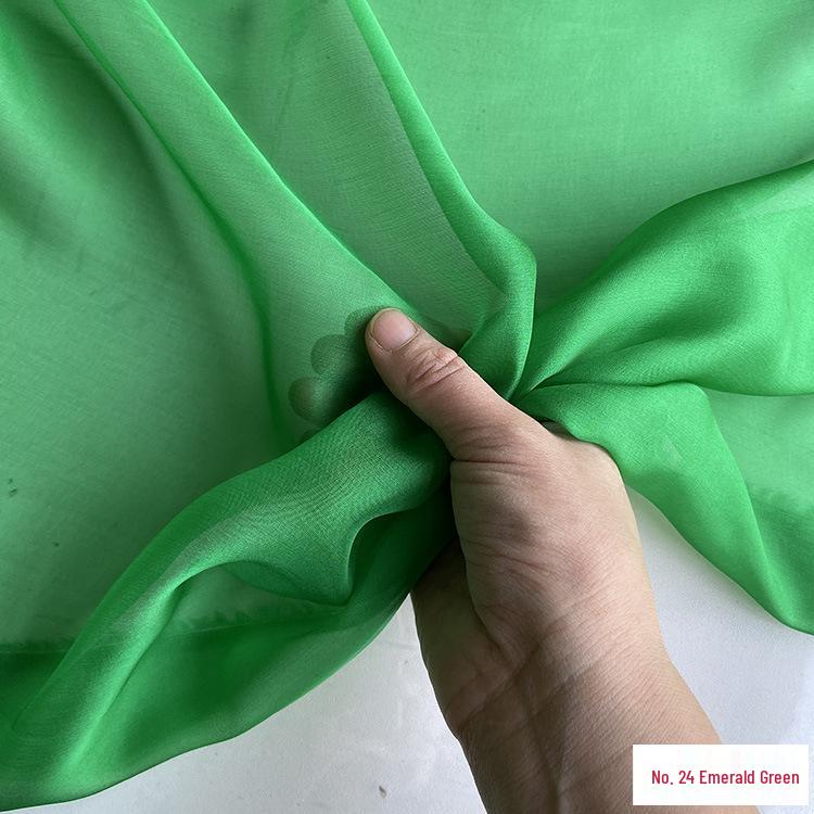 Шириной 6 мм Натуральный Шелковый Шифон: Прозрачная шелковая ткань из тутового шелка для шарфов, летних платьев и вечерних нарядов