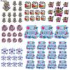 Prajna 10PCS Wholesale Letter Flower Patch Iron On Embroidered Patches For Clothing Cartoon Letter Pathes On Clothes Swing DIY