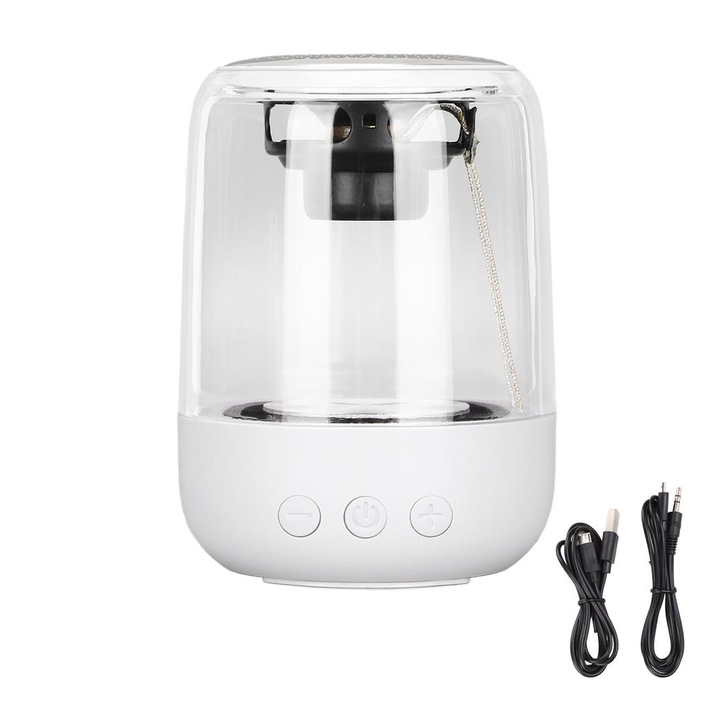 Светодиодный Bluetooth-динамик, беспроводной стереодинамик с 7 режимами освещения для отдыха, офиса, путешествий, походов