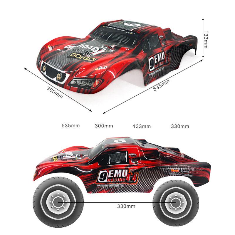 HQ 727 ПВХ корпус автомобиля M0280 для 1/10 4X4 Slash Case