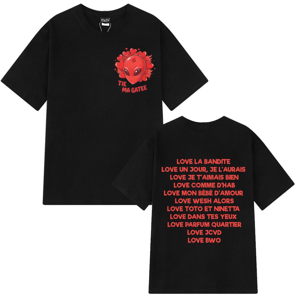 2026 Hot Sale Love Jul Harajuku T Shirts Unisex Unisex Pop Music Tshirt Unisex Fashion Casual Tee Unisex Tshirts Streetwear