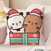 1 шт. Милые рождественские наволочки Бубу и Дуду, Подходят для украшения спальни, дивана, односторонняя печать без наполнителя.