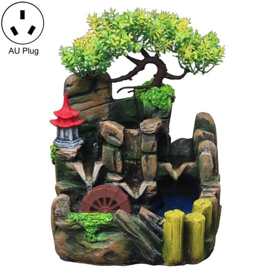 Светодиодный полимерный рокарий, модный водопад, фонтан, вечеринка, дом, имитация горы, модель украшения