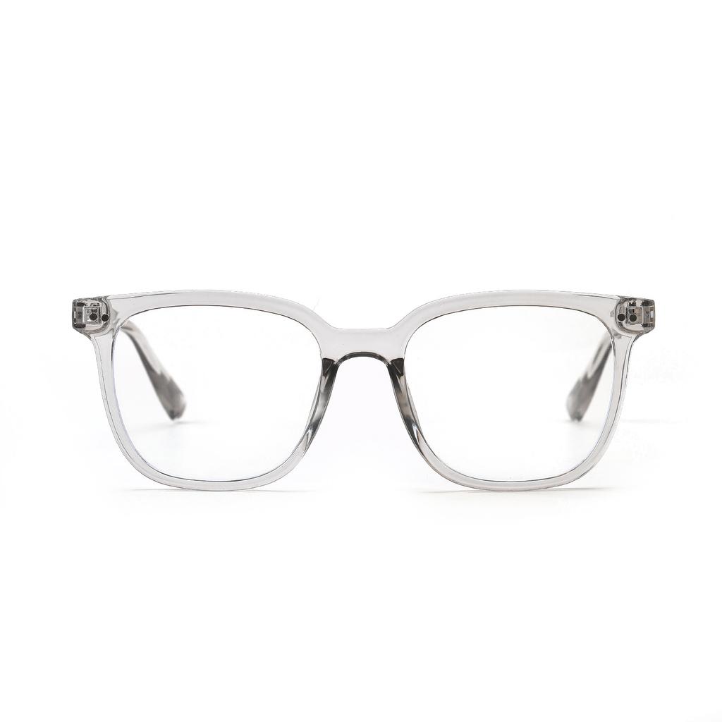 Очки B319 Квадратные Заклепки Ретро Однотонная Рамка Студенческий Темперамент Плоское Зеркало