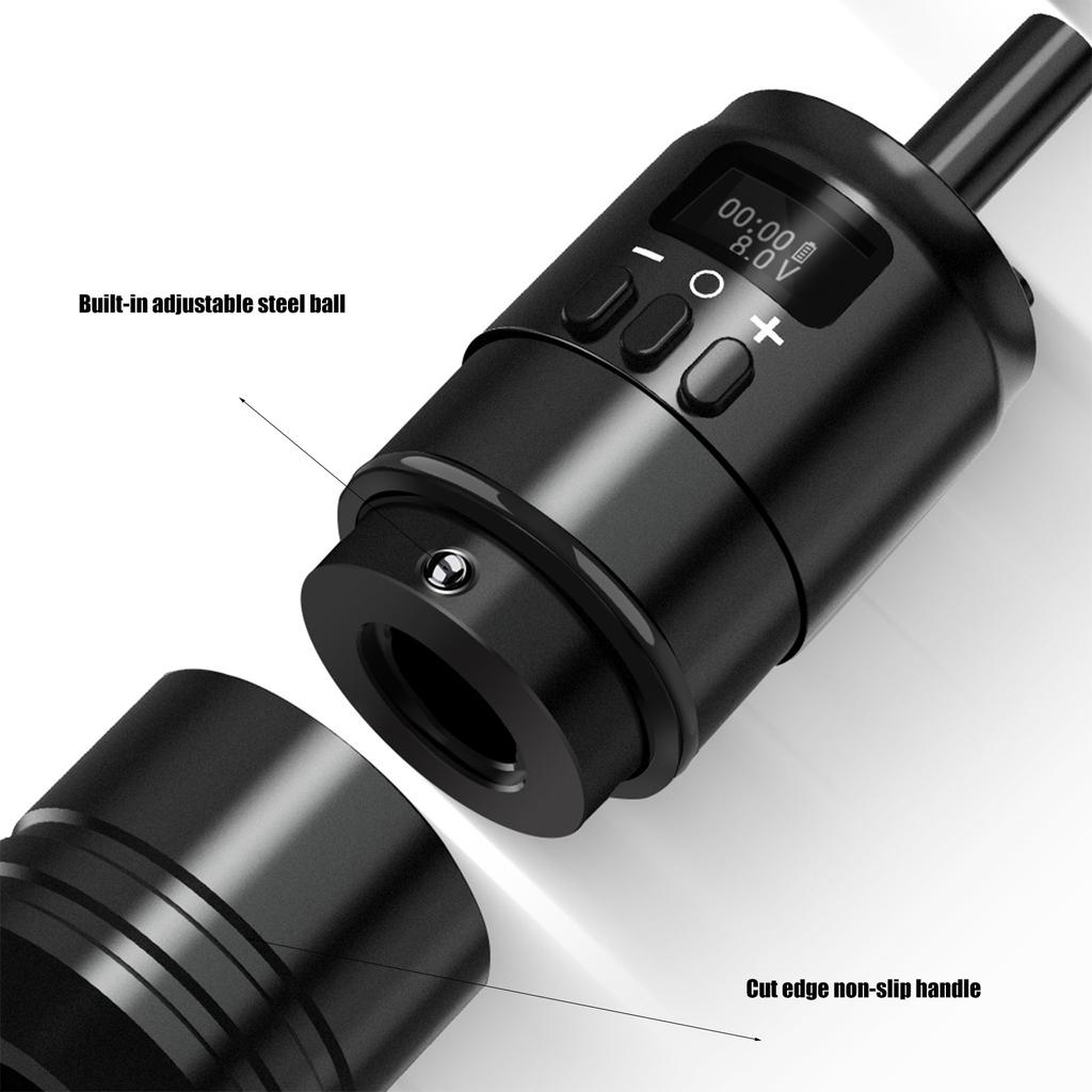 Аккумулятор 1600 мАч беспроводной тату-ручка с дисплеем оставшегося заряда 4-12 В принадлежности для татуировок для мастеров татуировки