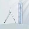 Adjustable Pencil Compass Ruler Metal Geometry Tool Professinal 3 in 1 Compasses  Office