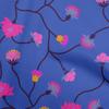 Ткань хлопок Flex Blue Leaves & Clover Dress Material Fabric Print Fabric By The Yard 40 Inch