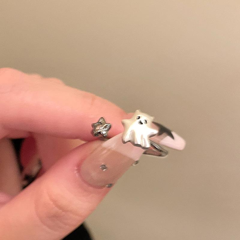 Элегантное мультяшное разомкнутое кольцо: Стильный, универсальный и роскошный для женщин