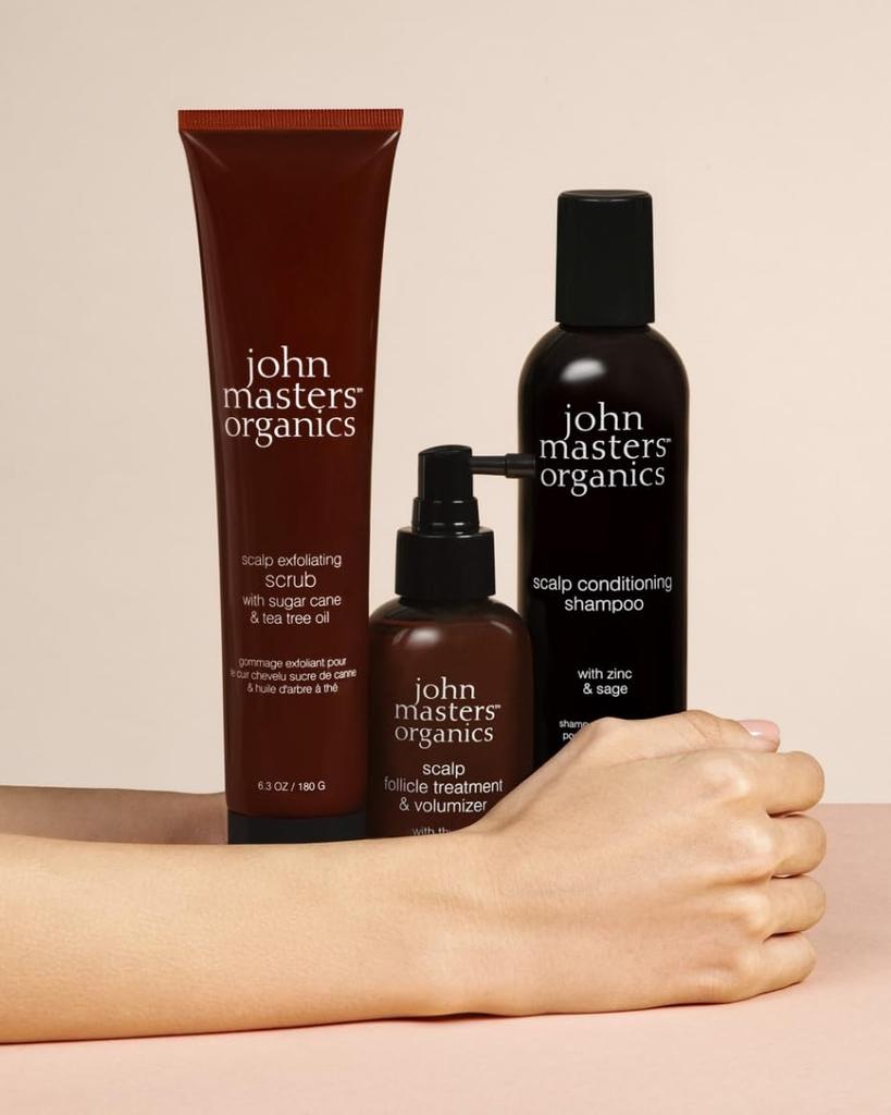 John Masters Organics Scalp E Scrub Тростниковый чай S&T (Сахар и дерево)
