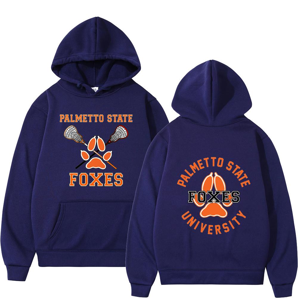 Streetwear The Foxhole Court Palmetto State Foxes Printed Men's Hoodie Pullover Men Hoodies Women Hip Hop Sweatshirt Clothes
