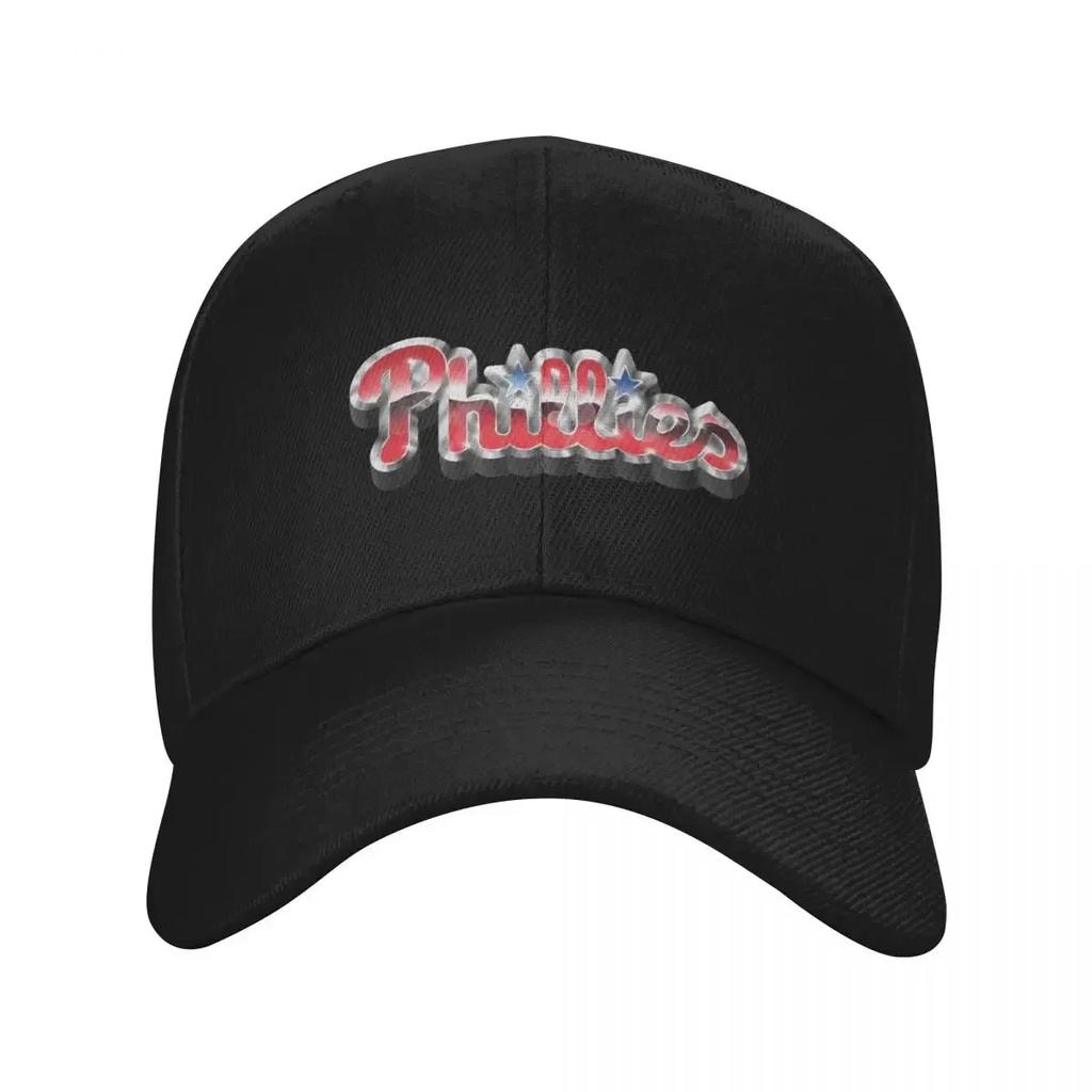 Phillies Baseball Cap Black Rugby Mens Hats Womens