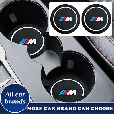 Автомобильный коврик для стакана Противоскользящие подставки-подстаканники для бутылок для M E34 E36 E60 E90 E46 E39 E70 F10 F20 F30 X5 X6 X1 M3 M5 M6 E71 F01