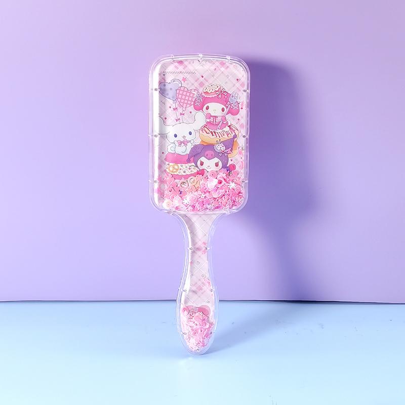 Кавайные расчески Sanrio Kuromi с воздушной подушкой и массажем, My Melody, Cinnamoroll, расческа для волос, парикмахерский инструмент, подарок для девочек