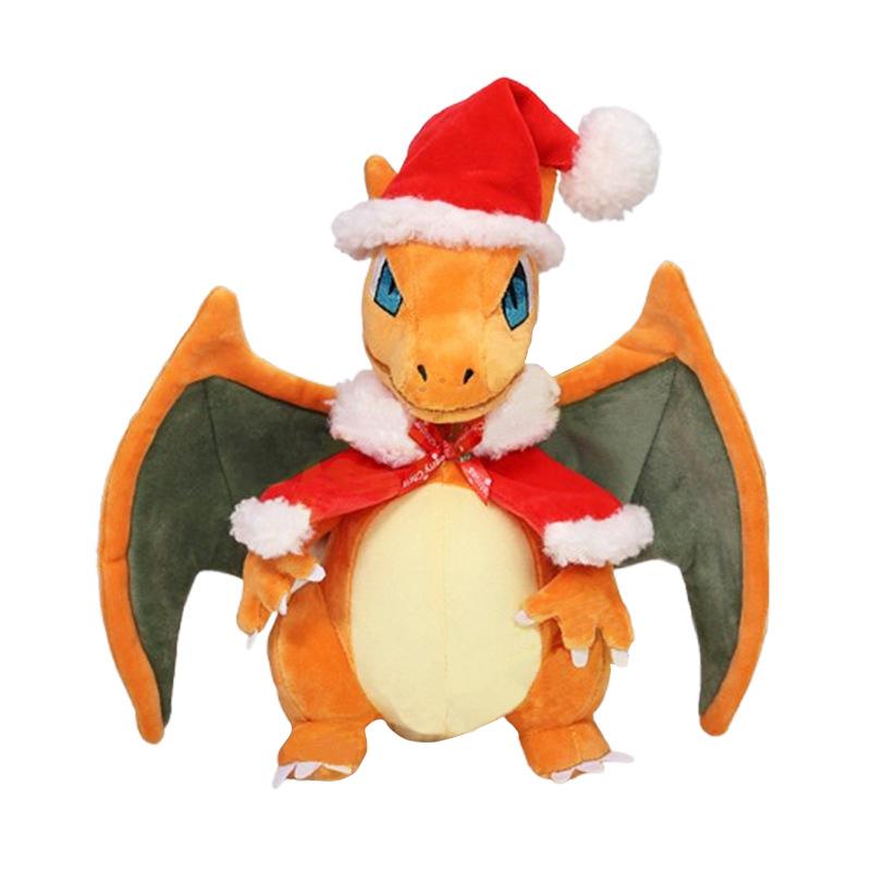 28cm Charizard Plush Toys Anime Doll Cute Pillow Charmander Plushie Birthday Stuffed Gift for Children Christmas
