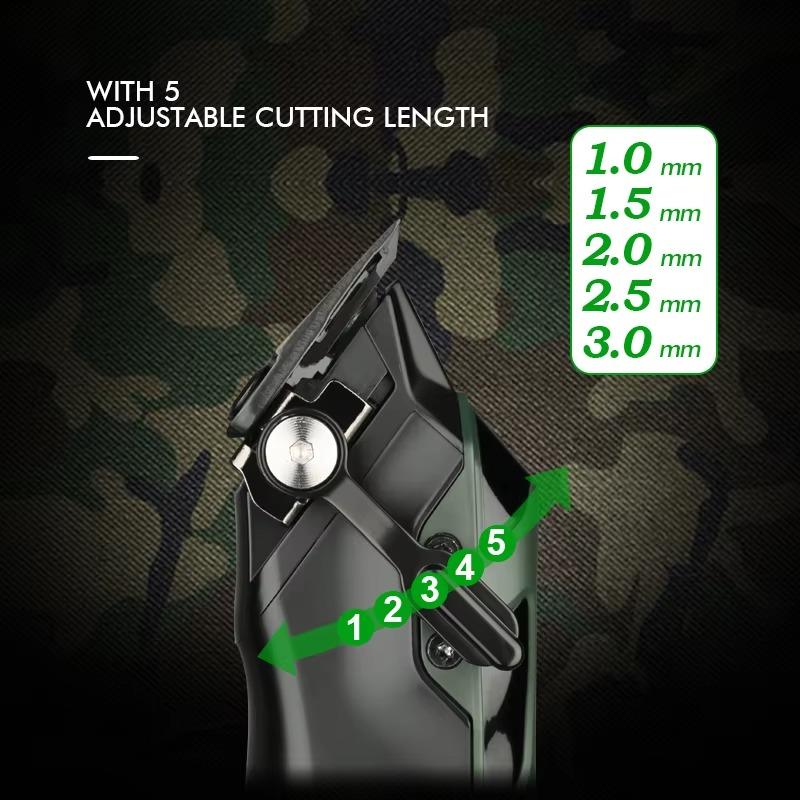 WMARK Hair Clippers Professional Trimmer Rechargeable Hair Cutting Machine High Speed Haircut DLC Blade Trimmer for Men NG-8080