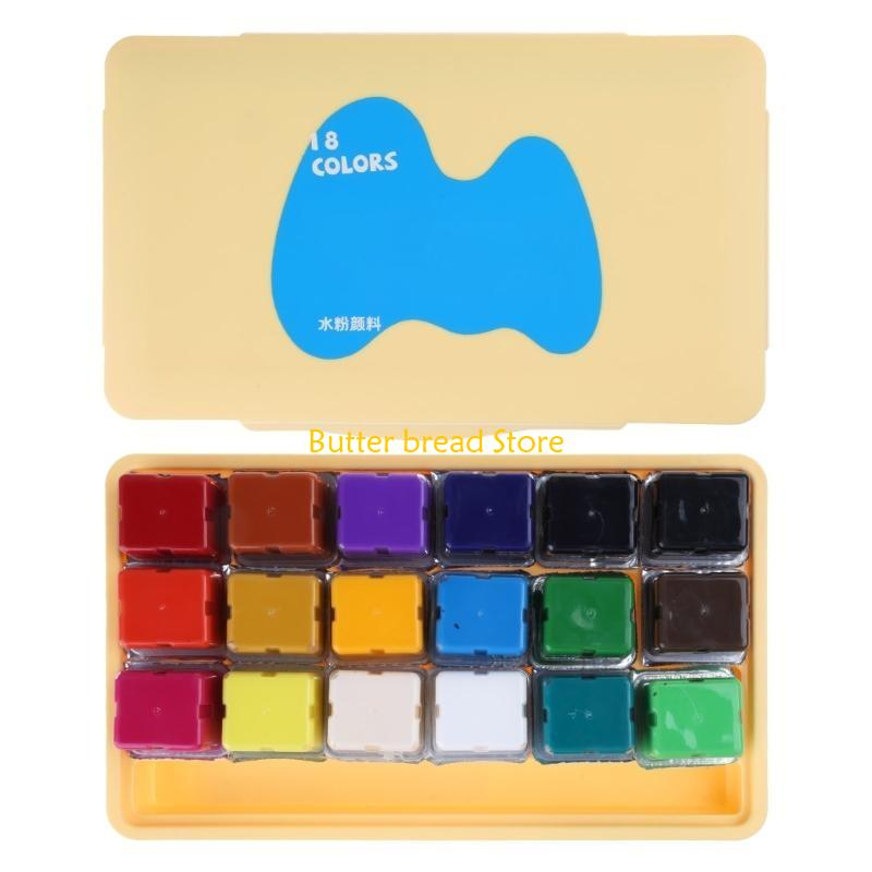 W89C 30 мл Набор красок по цветам Гуашь Акварельные краски для Художников Любителей