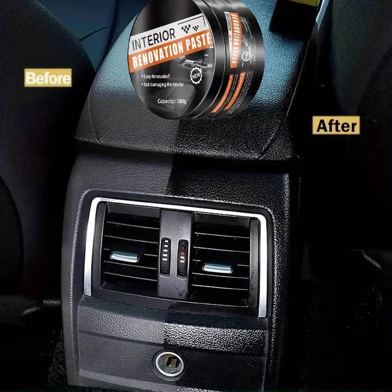 Q19 Кристально Чистый Восстановитель Пластика Автомобиля - Автомобильный Салон и Панель Обновляющий Воск Покрывающий Агент Автомобильный Воск Полироль для Автомобиля