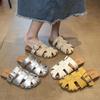 Popular Bag Head Slippers Women's Summer Outer Wear 2025 New Thick-soled Hollow Soft-soled One-pedal Lazy Half Slippers