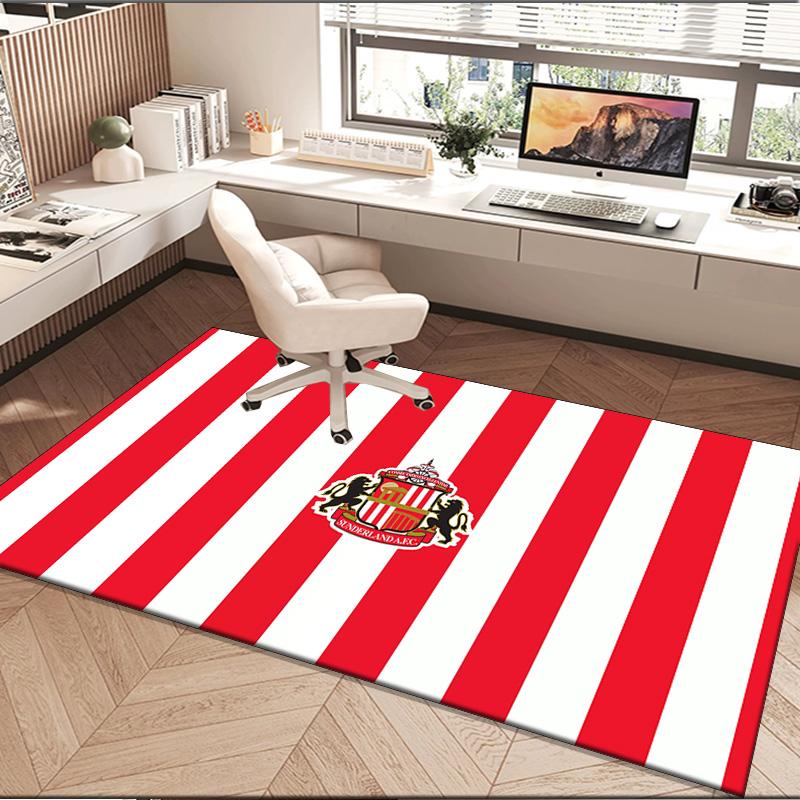 1PC rug Sunderland Crest Carpet, Chair Rug,Area Rug for Office Bedroom living rooms bedroom, Doormat decor Christmas fan gifts
