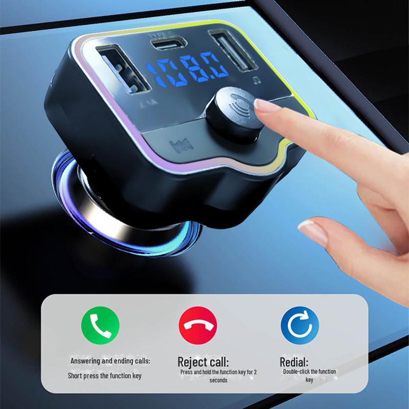 Автомобильный Bluetooth-ресивер M43 и MP3-плеер с зарядным устройством Atmosphere Light — качество звука без потерь