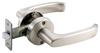 Matsuroku Easy Replacement Door GATE MJ Nickel 10737 Lock, Lever, Color,