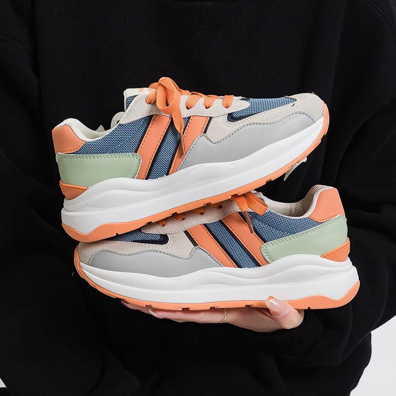 Женские сверхлегкие кроссовки для бега Женские летние женские кроссовки на шнуровке Повседневные сетчатые кроссовки на платформе Дизайнерская обувь