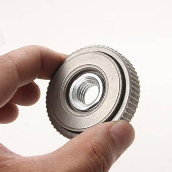 Углошлифовальная машина Фланцевая гайка M14 Быстросъемная стопорная гайка Самоконтрящаяся фланцевая гайка Резьба 5/8 Запасные части для шлифовальных дисков