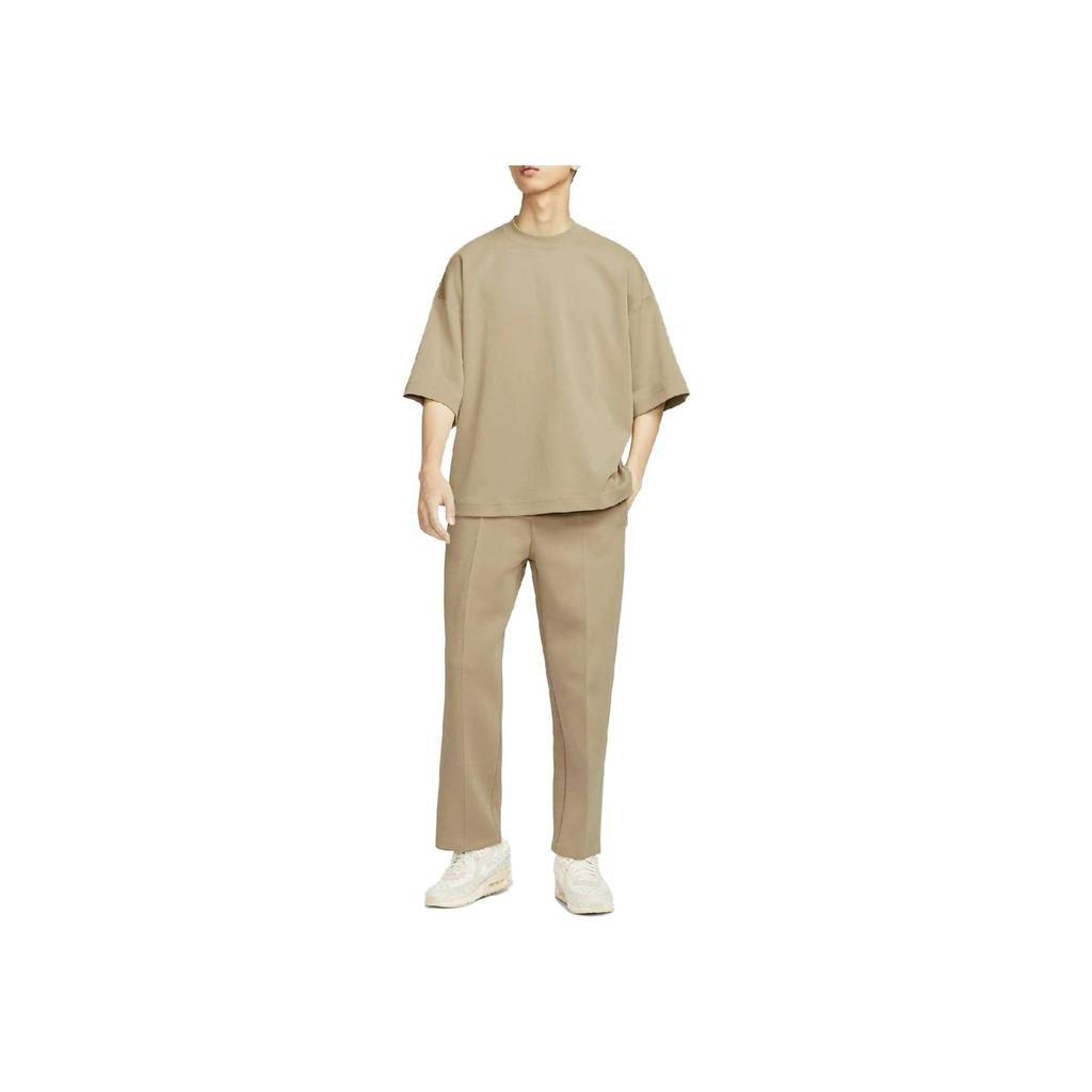 Nike Спортивная одежда Tech Fleece Reimagined Индивидуальные спортивные штаны цвета хаки Мужская уличная одежда FB8164-247