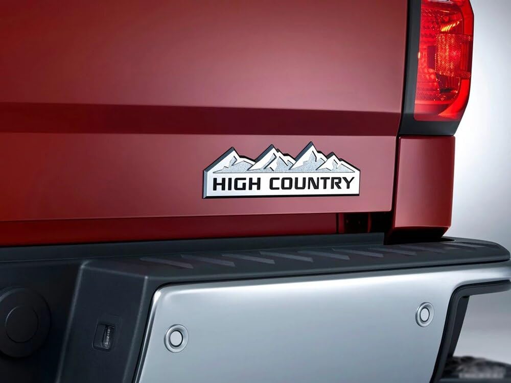 GETON Camping Outdoor 3D Emblem Metal Double-Sided Tape Easy To Install Universal Car Logo