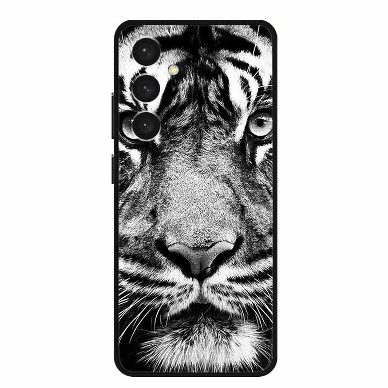 For Samsung S24 Plus Phone Case S24Plus Black Silicone Soft Back Cover Case For Samsung Galaxy S24 Plus Case S 24 Plus Funda Bag